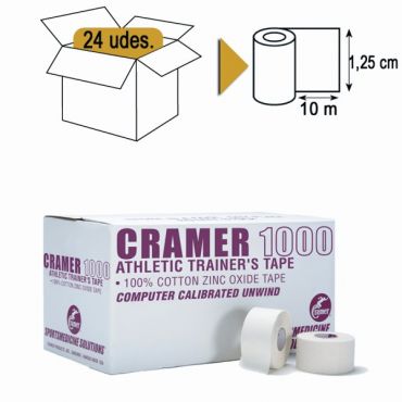 Vendaje inelástico adhesivo Cramer Cotton Tape