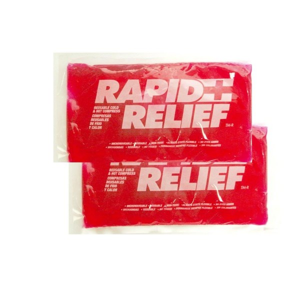 arco Incidente, evento recoger Compresas frio y calor reutilizables Rapid Relief Roja - 15 x 26 cm