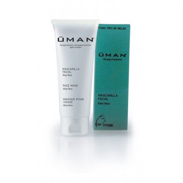 Mascarilla Facial Aloe-Vera UMAN. Tubo 100 ml