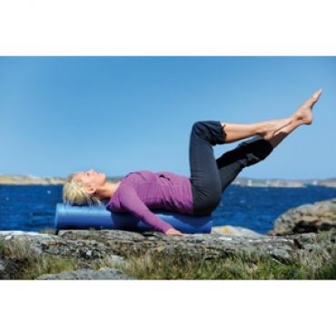 Barra de espuma Sissel Foam Roller Pilates Pro Azul