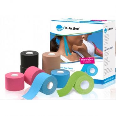 Kinesiology Tape K-Active 5 cm x 5 m Caja de 6 Unidades